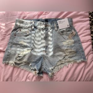 Aeropostale High-Rise Jean Shorts